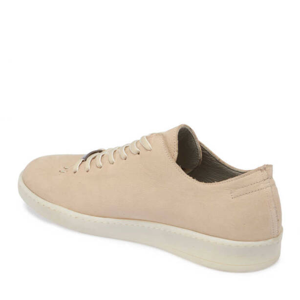 Bej Nubuk Deri Erkek Sneaker - E24I1AY56831-B23 - 2