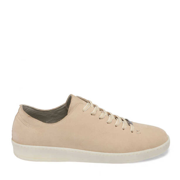 Bej Nubuk Deri Erkek Sneaker - E24I1AY56831-B23 - 3
