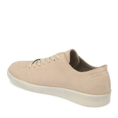  Bej Nubuk Deri Erkek Sneaker - E24I1AY56831-B23 - 2