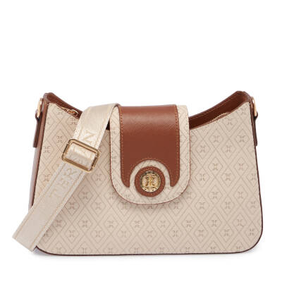 Bej Print Kadın Çapraz Askılı Çanta - S24K1PR09153-S7G - 1