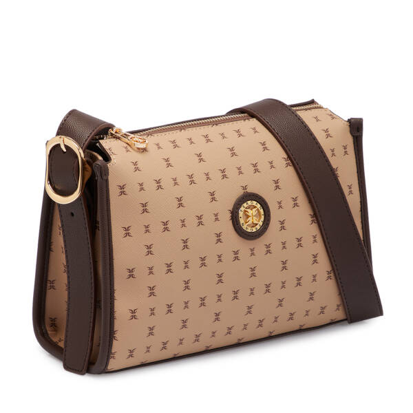 Bej Print Kadın Çapraz Askılı Çanta - S25K1PR09186-T2E - 2