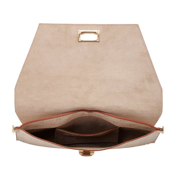 Bej Print Kadın Çapraz Askılı Çanta - S25K1PR09187-S7G - 4