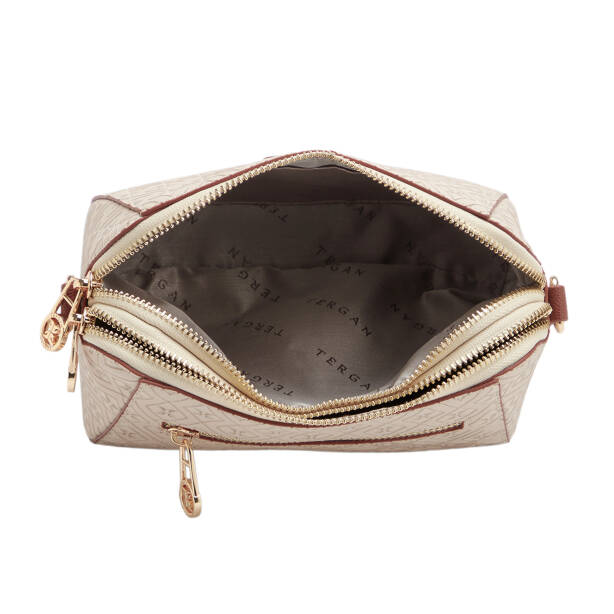 Bej Print Kadın Çapraz Askılı Çanta - S25K1PR09188-S7G - Tergan