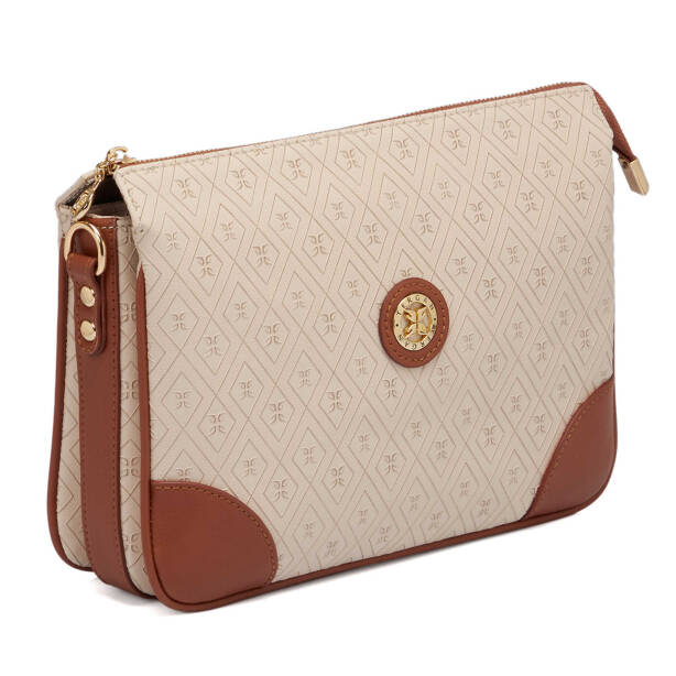 Bej Print Kadın Çapraz Askılı Çanta - S25Y1PR09090-E52 - 2