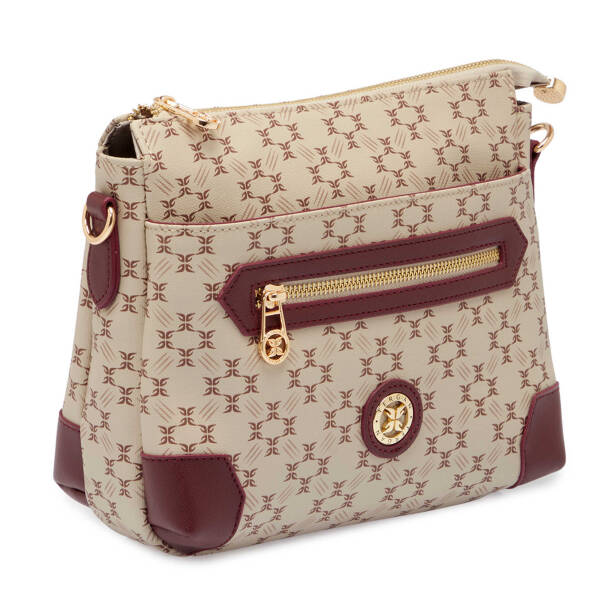 Bej Print Kadın Çapraz Askılı Çanta - S25Y1PR09138-T6M - 2