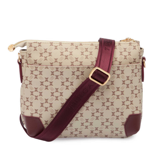 Bej Print Kadın Çapraz Askılı Çanta - S25Y1PR09138-T6M - 3