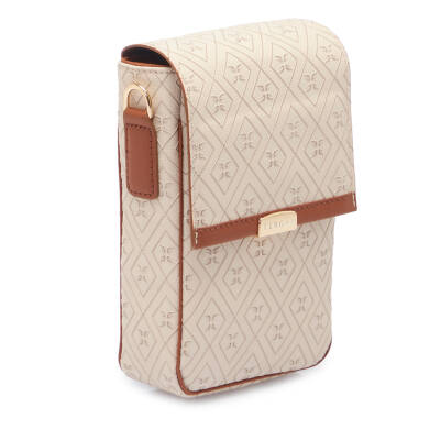 Bej Print Kadın Çapraz Askılı Çanta - S25Y1PR09171-E52 - 2