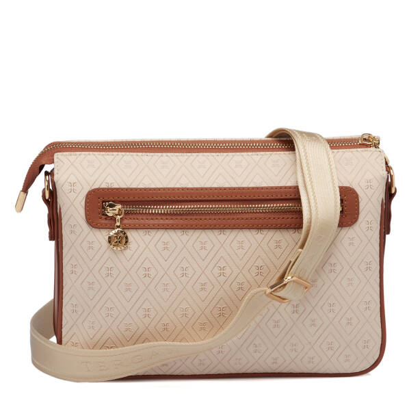 Bej Print Kadın Çapraz Askılı Çanta - S26Y1PR09090-E52 - 3