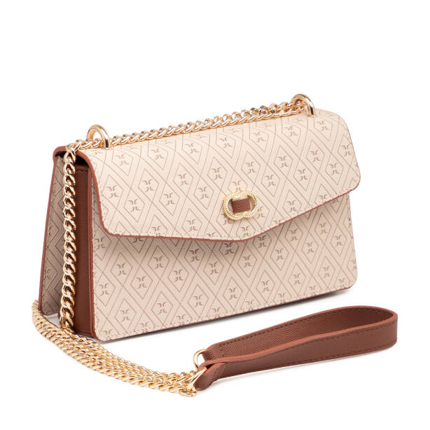 Bej Print Kadın Çapraz Askılı Çanta - S26Y1PR09176-E52 - 2