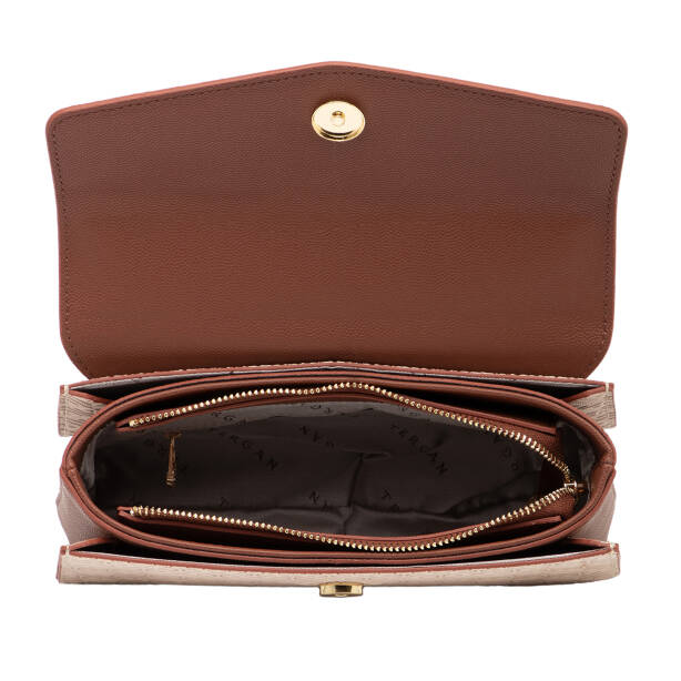 Bej Print Kadın Çapraz Askılı Çanta - S26Y1PR09176-E52 - 4