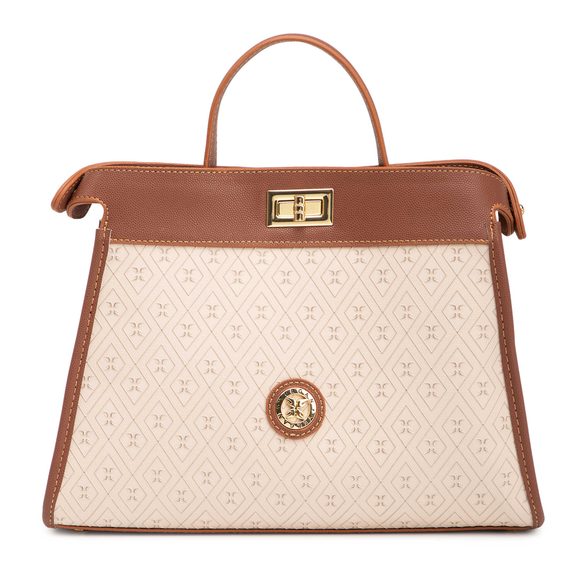 Bej Print Kadın Çapraz Askılı Çanta - S26Y1PR09199-E52