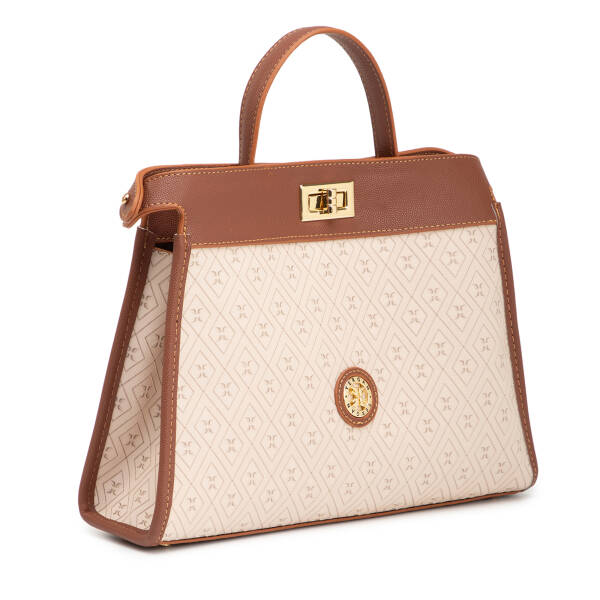 Bej Print Kadın Çapraz Askılı Çanta - S26Y1PR09199-E52 - 2