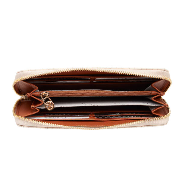 Bej Print Kadın Cüzdan - S1CB00055823-E52 - Tergan