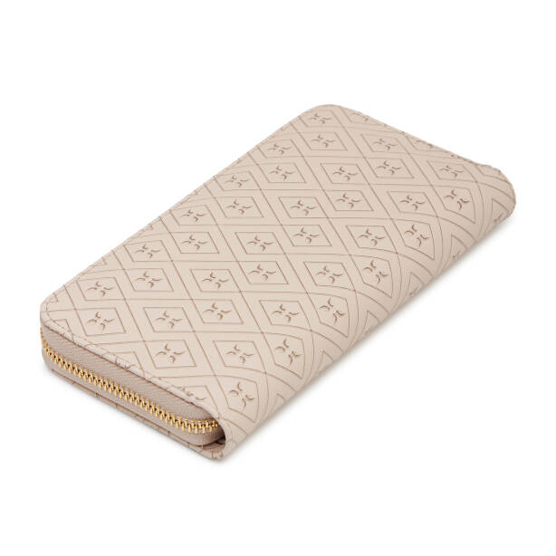 Bej Print Kadın Cüzdan - S1CB00055823-E52 - Tergan