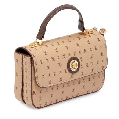 Bej Print Kadın El Çantası - S25Y1PR09154-T2E - 2