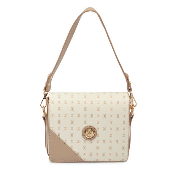 Bej Print Kadın Omuz Çantası - S1WPR0000807-U4A - 1