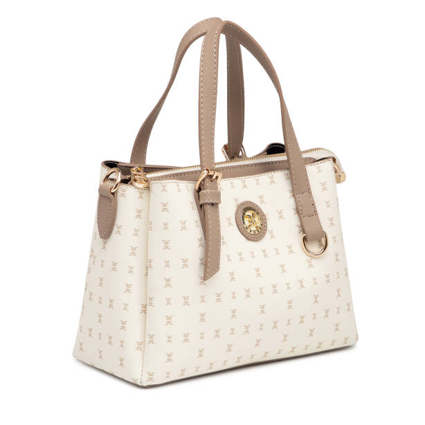 Bej Print Kadın Omuz Çantası - S1WPR0000808-U4A - Tergan