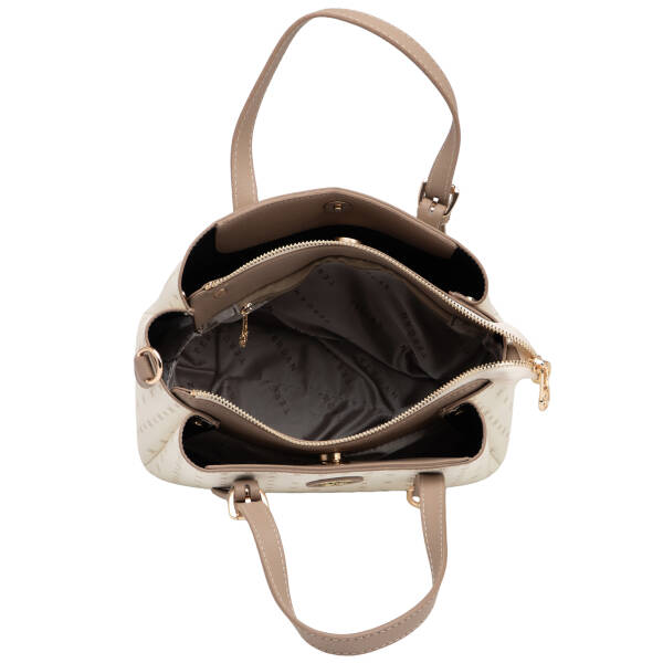 Bej Print Kadın Omuz Çantası - S1WPR0000808-U4A - 4