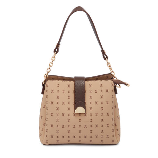 Bej Print Kadın Omuz Çantası - S25K1PR09178-T2E 