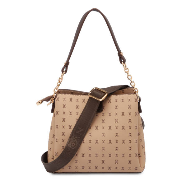 Bej Print Kadın Omuz Çantası - S25K1PR09178-T2E - 3