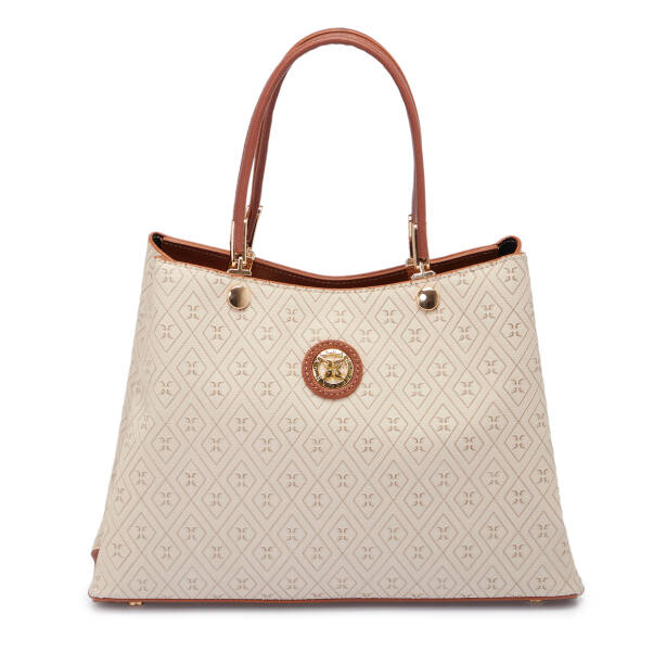 Bej Print Kadın Omuz Çantası - S25K1PR09185-S7G 