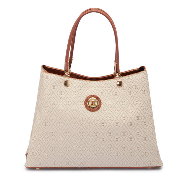 Bej Print Kadın Omuz Çantası - S25K1PR09185-S7G - 1