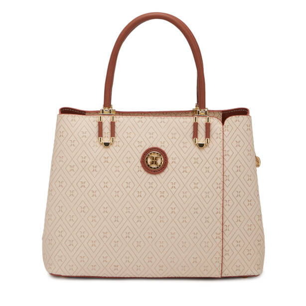 Bej Print Kadın Omuz Çantası - S25K1PR09190-E52 - 1