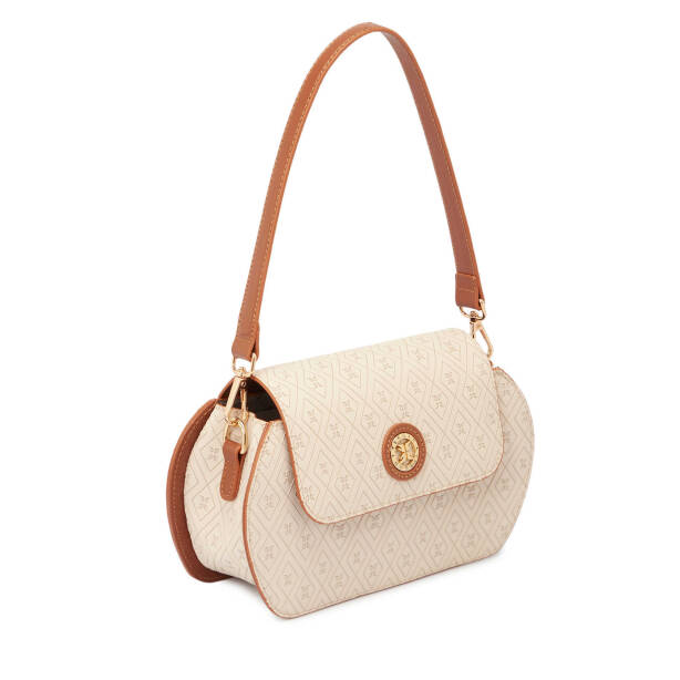 Bej Print Kadın Omuz Çantası - S25Y1PR09143-S7G - 2