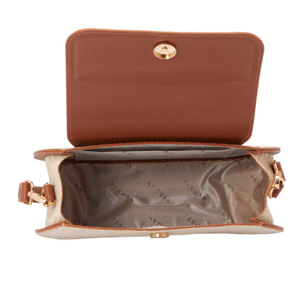 Bej Print Kadın Omuz Çantası - S25Y1PR09143-S7G - 4