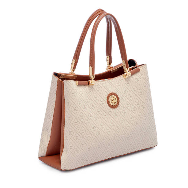 Bej Print Kadın Omuz Çantası - S25Y1PR09161-S7G - 2