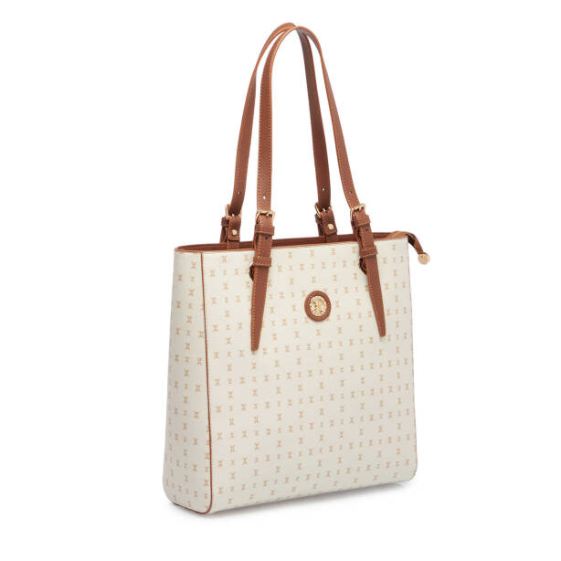 Bej Print Kadın Omuz Çantası - S25Y1PR09167-T1E - 2