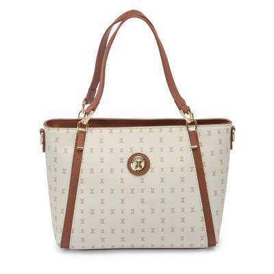 Bej Print Kadın Omuz Çantası - S25Y1PR09174-T1E 