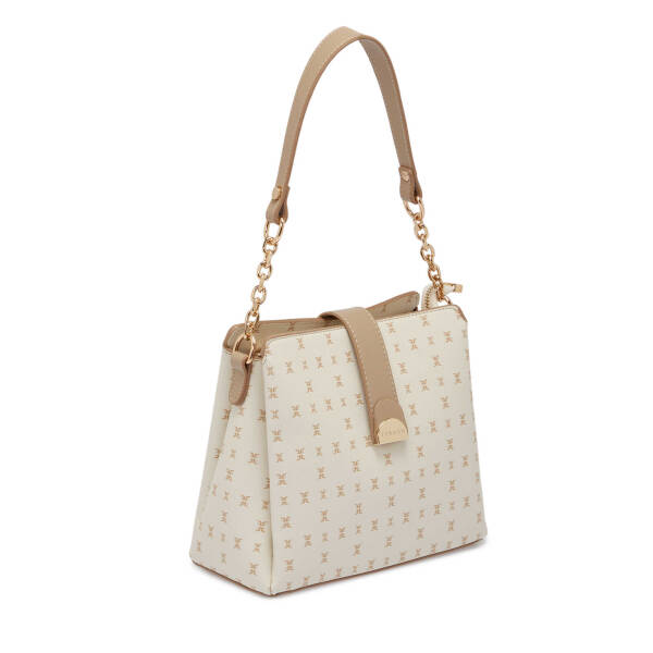 Bej Print Kadın Omuz Çantası - S25Y1PR09178-U4A - 2