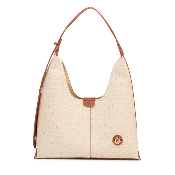 Bej Print Kadın Omuz Çantası - S26Y1PR09191-E52 