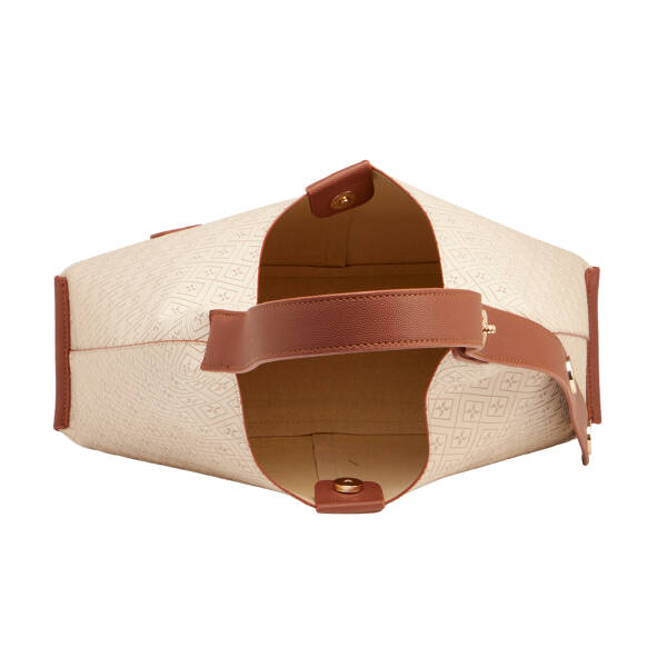 Bej Print Kadın Omuz Çantası - S26Y1PR09191-E52 - 4