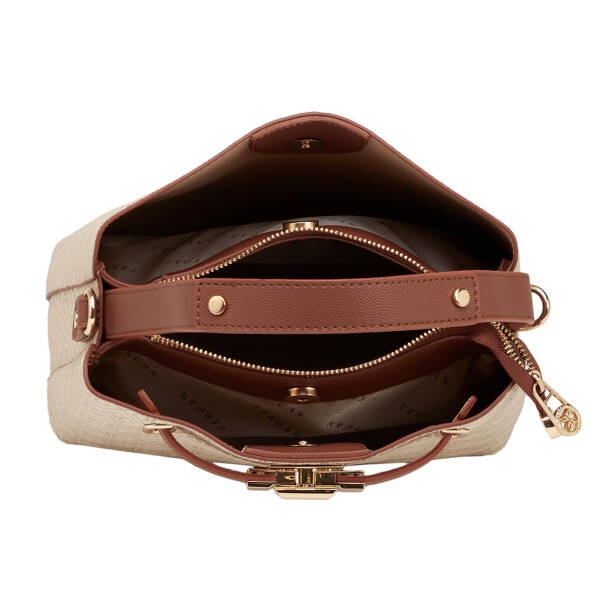 Bej Print Kadın Omuz Çantası - S26Y1PR09192-E52 - 4