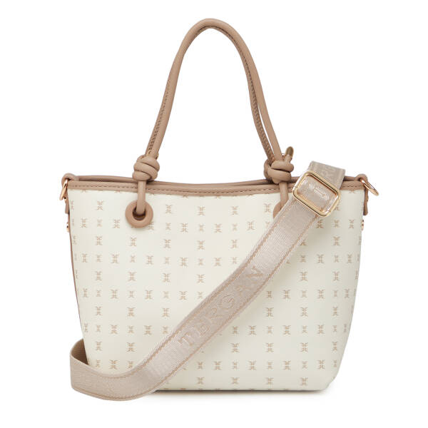 Bej Print Kadın Omuz Çantası - S26Y1PR09193-U4A - 3