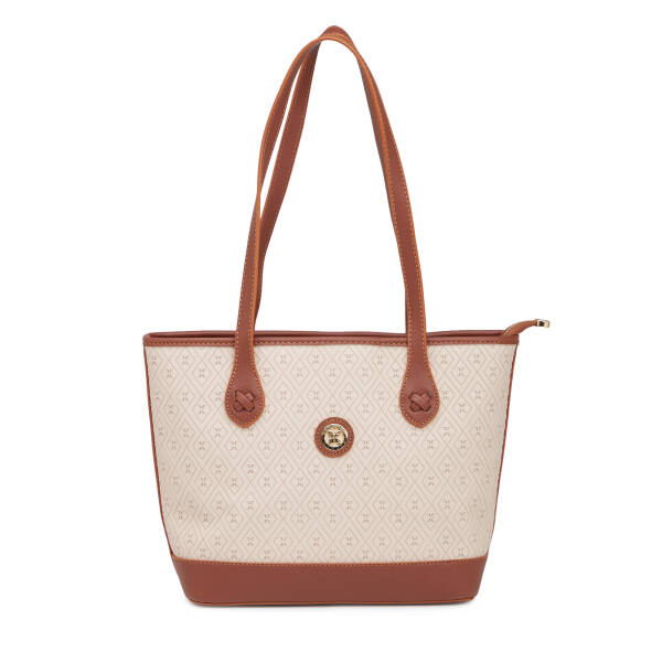 Bej Print Kadın Omuz Çantası - S26Y1PR09194-E52 - 1