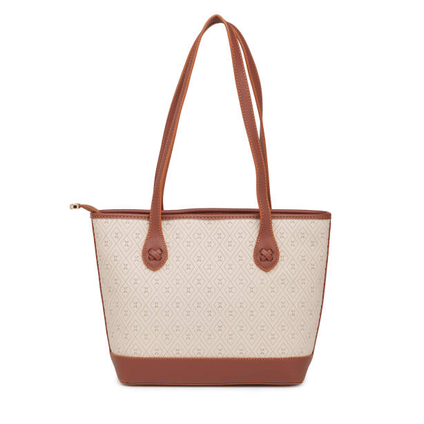 Bej Print Kadın Omuz Çantası - S26Y1PR09194-E52 - 3