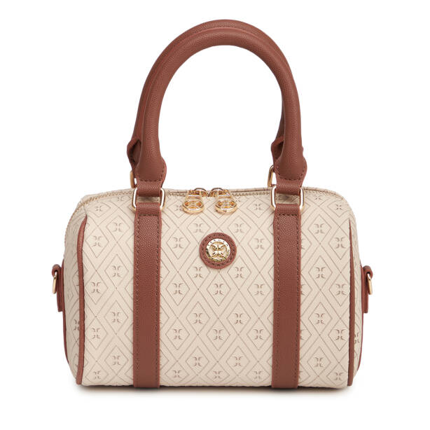 Bej Print Kadın Omuz Çantası - S26Y1PR09200-E52 