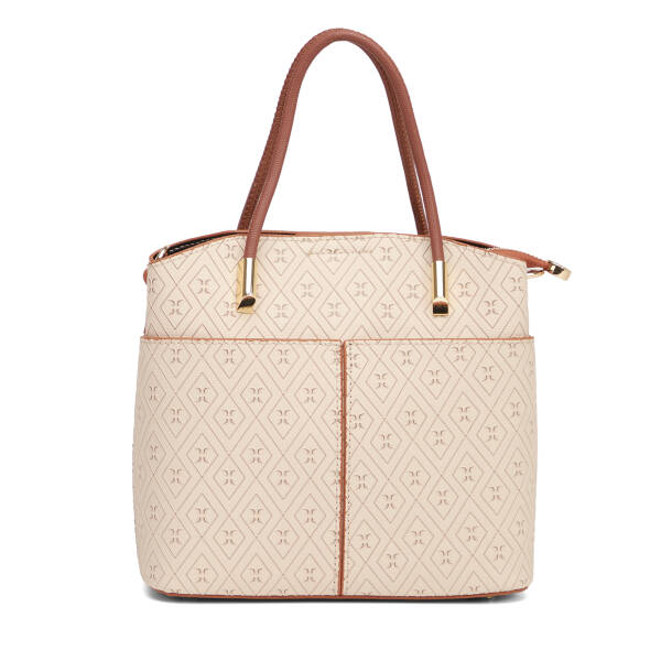 Bej Print Kadın Omuz Çantası - S26Y1PR09202-E52 - 1