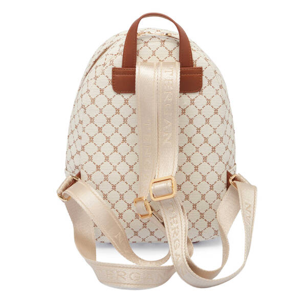 Bej Print Kadın Sırt Çantası - S1SR00079611-S7G - 3