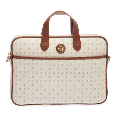 Bej Print Unisex Laptop Çantası - S24Y1PR09140-T1E - 1