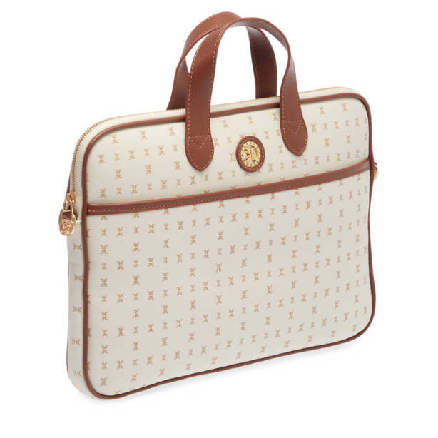 Bej Print Unisex Laptop Çantası - S24Y1PR09140-T1E - 2