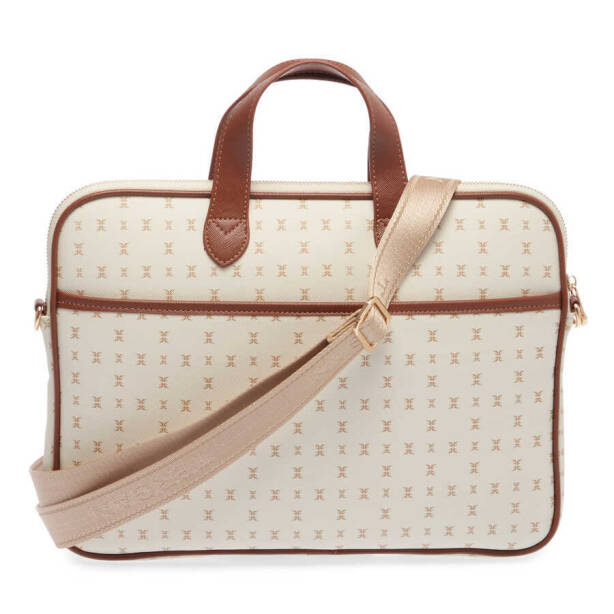 Bej Print Unisex Laptop Çantası - S24Y1PR09140-T1E - 3