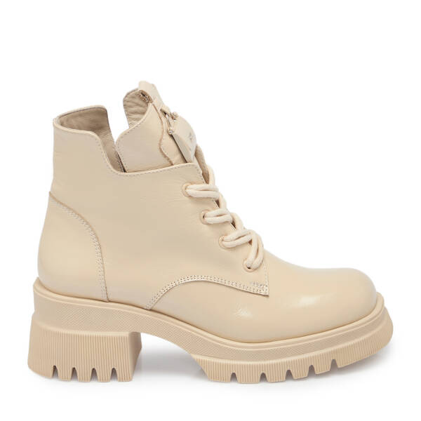 Bej Rugan Deri Kadın Bot - K25K1BT68156-A54 - 3