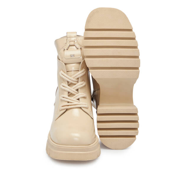 Bej Rugan Deri Kadın Bot - K25K1BT68156-A54 - 4