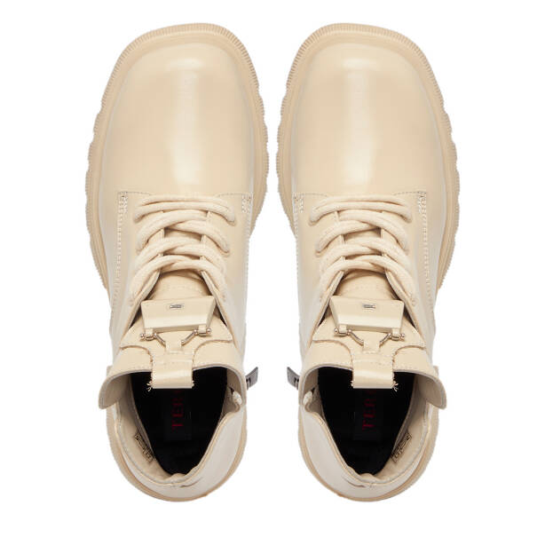 Bej Rugan Deri Kadın Bot - K25K1BT68156-A54 - 5