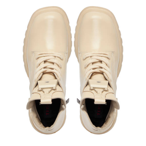 Bej Rugan Deri Kadın Bot - K25K1BT68156-A54 - 5