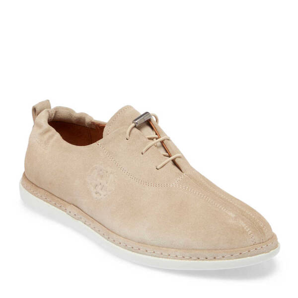 Bej Süet Deri Erkek Casual Ayakkabı - E24I1AY56634-B79 - 1